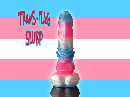 Trans-Flag Slurp Dildo