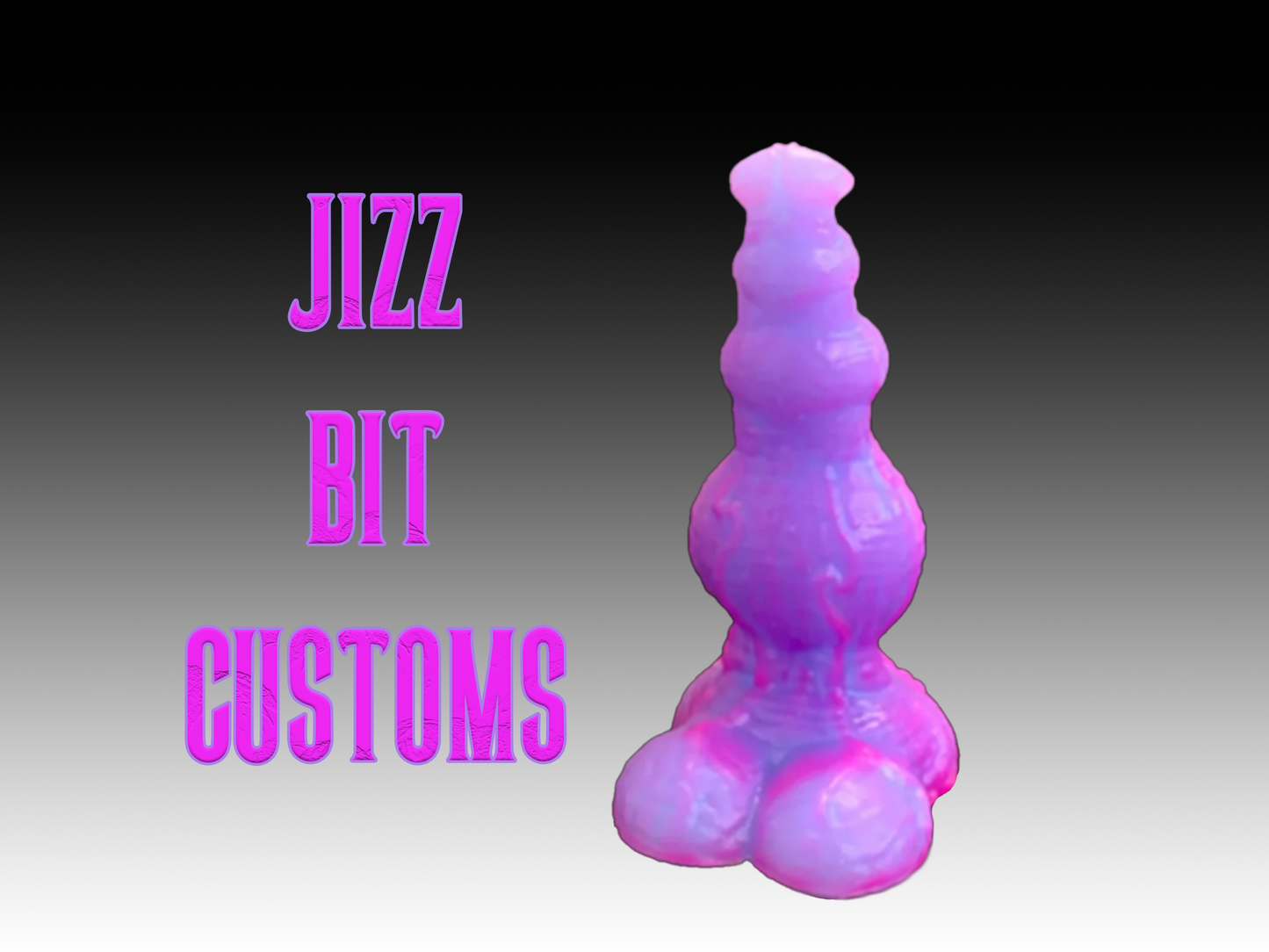 Jizz bit Butt Plug / Custom color